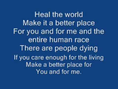 Heal The World Lyrics Scarica suoneria gratis