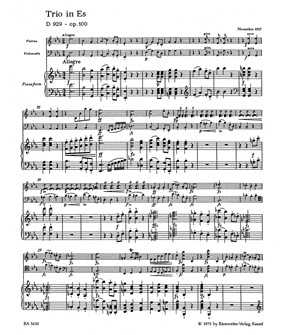 Piano Trio In E Flat, Op. 100 آهنگ زنگ دانلود رایگان