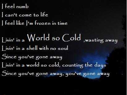 World So Cold 無料着メロダウンロード