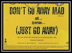 Don't Go Away Mad (Just Go Away) Ringtone Download Free Don't Go Away Mad (Just Go Away) Ringtone Download Free