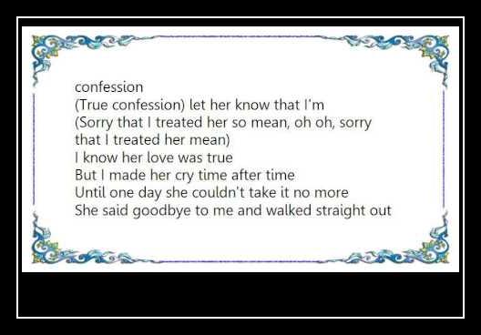 My True Confession रिंगटोन डाउनलोड मुफ्त