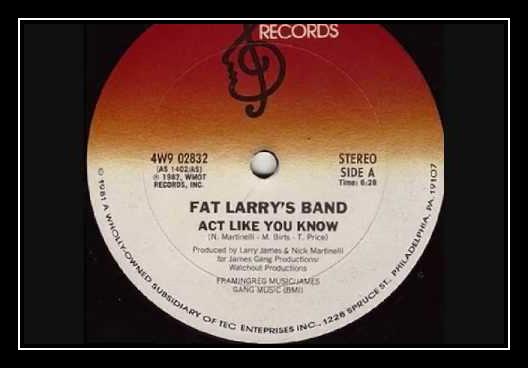 Act Like You Know (Original 12' Mix) آهنگ زنگ دانلود رایگان